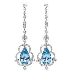 Aquamarine Earring