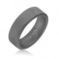 9Mm 'Tungsten Raw' Greytungsten  Wedding Band