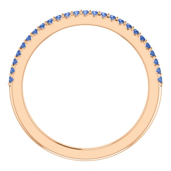14K Rose 1/4 CTTW Anniversary Band