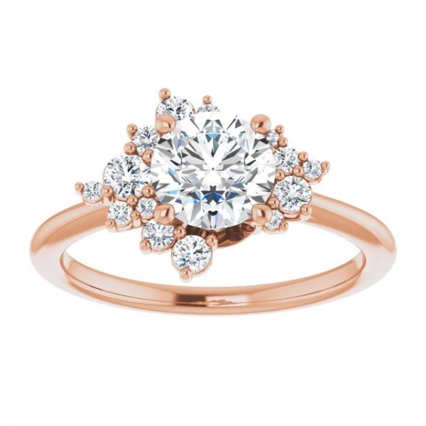 14K  Rose Gold Lab-Grown Diamond  Engagement Ring (1.00ctw)