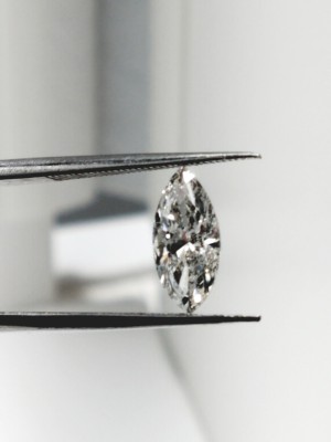 G color, I1 clarity Marquise 0.89 -Carat Diamond