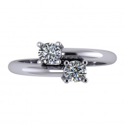 TWO STONE RING