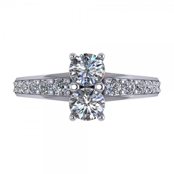 TWO STONE RING