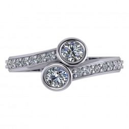 TWO STONE RING