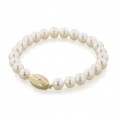 14K 7+MM White Freshwater Cultured Pearl 7