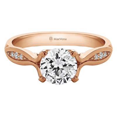 WESTRAY DIAMOND ROUND ENGAGEMENT RING WITH 0.75ct H-SI ROUND CENTER