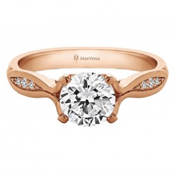 WESTRAY DIAMOND ROUND ENGAGEMENT RING WITH 0.75ct H-SI ROUND CENTER