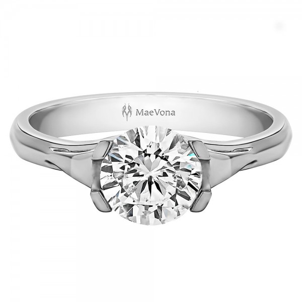 EORSA ROUND SOLITAIRE WITH 0.40ct H -SI ROUND CENTER