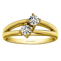 FA218 - Diamond Two Stone Ring
