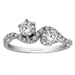 FA220 - Diamond Two Stone Ring