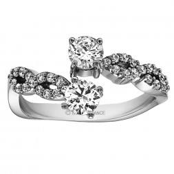 FA221 - Diamond Two Stone Ring