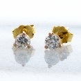 Martini 14kt Yellow Gold Studs (.36ctw.)