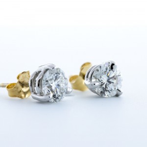 Round Diamond Studs (1.00ctw)