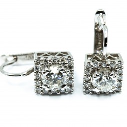 Halo Diamond Studs (1.29ctw)