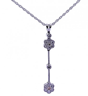 Diamond Dangle Necklace