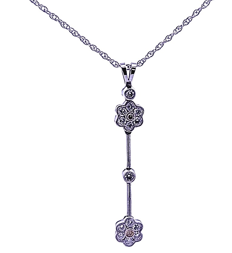 Diamond Dangle Necklace