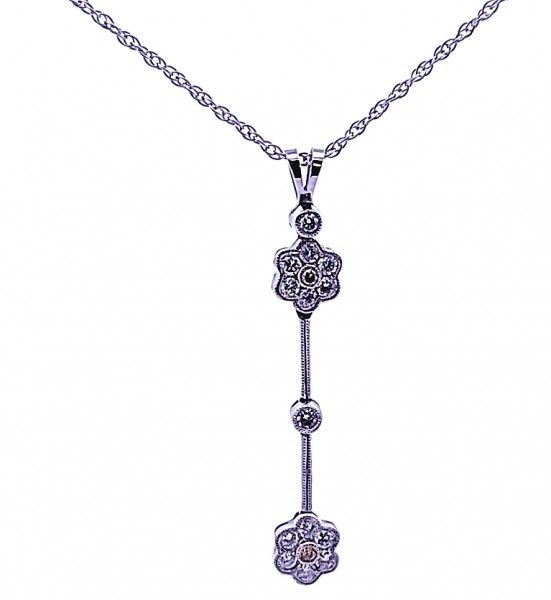 Diamond Dangle Necklace