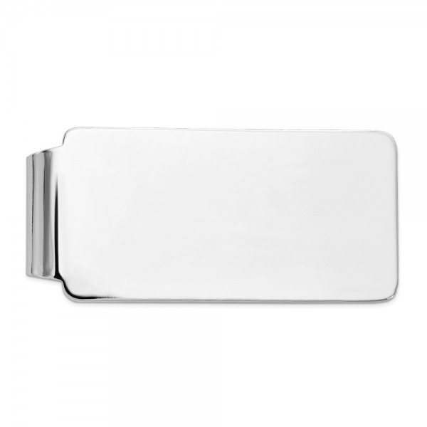 14k White Gold Men's Money Clip