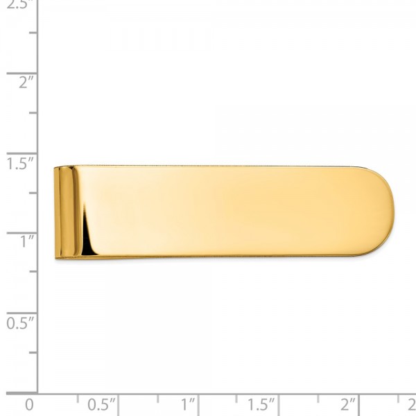 14k Men's Polished Money Clip