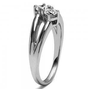 FA218 - Diamond Two Stone Ring