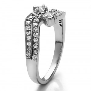 FA227 - Diamond Two Stone Ring