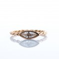 Twisted Band Marquise Diamond Ring (.32ct)