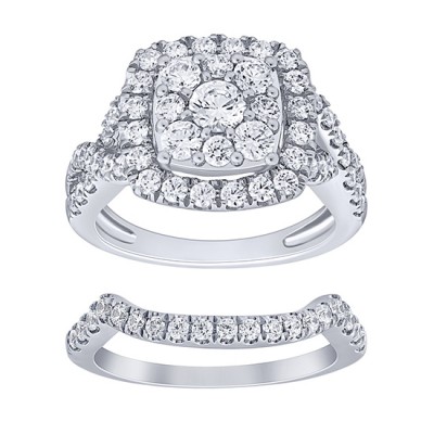 Complete Diamond Wedding Set
