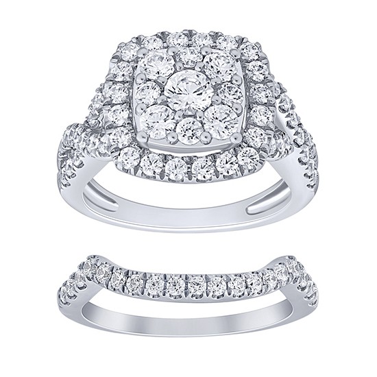 Complete Diamond Wedding Set