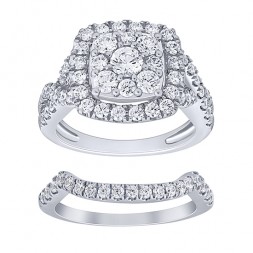 Complete Diamond Wedding Set