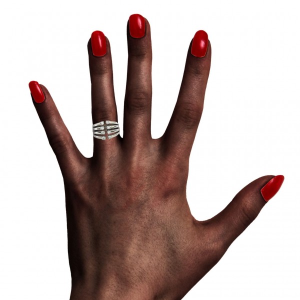 ELEGANT DIAMOND AND GOLD RING