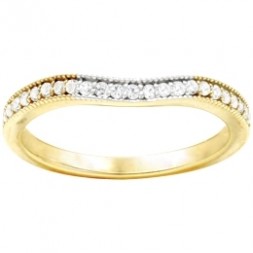 Matching Contour Wedding Band