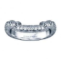 Round Cut Halo Diamond Vintage Semi Mount Engagement Ring