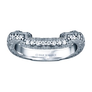 Round Cut Halo Diamond Vintage Semi Mount Engagement Ring