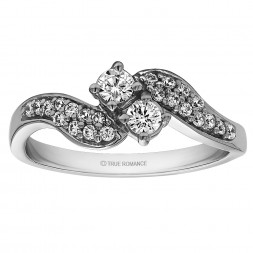 RM1397 - Diamond Two Stone Ring