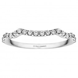 Round Cut Halo Diamond Infinity Semi Mount Engagement Ring