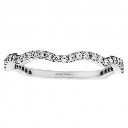 Round Cut Halo Diamond Infinity Semi Mount Engagement Ring