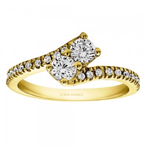 RM1551 - Diamond Two Stone Ring