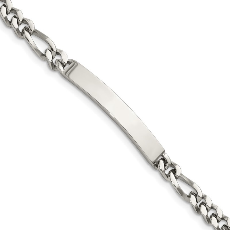 Stainless Steel Polished 8.25in ID Bracelet