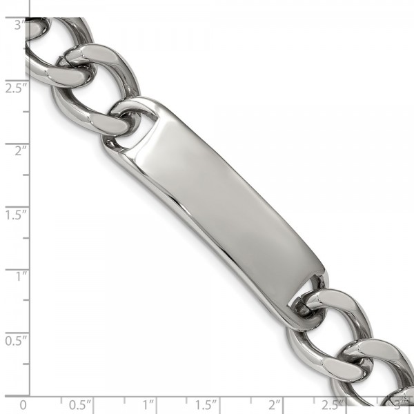 Stainless Steel Polished 8.75in ID Bracelet