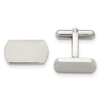 Stainless Steel Polished Cufflinks