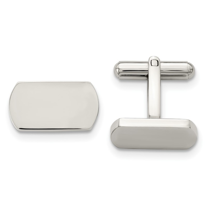 Stainless Steel Polished Cufflinks