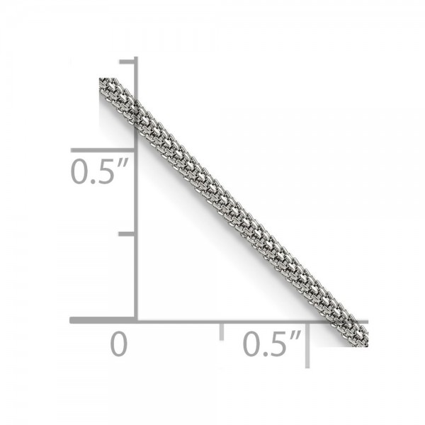 Stainless Steel Polished 2mm 22in Bismark Chain