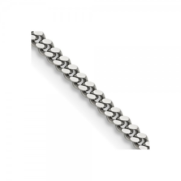 Stainless Steel Polished 3mm 30in Curb Chain