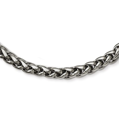 Stainless Steel Polished 18in Necklace