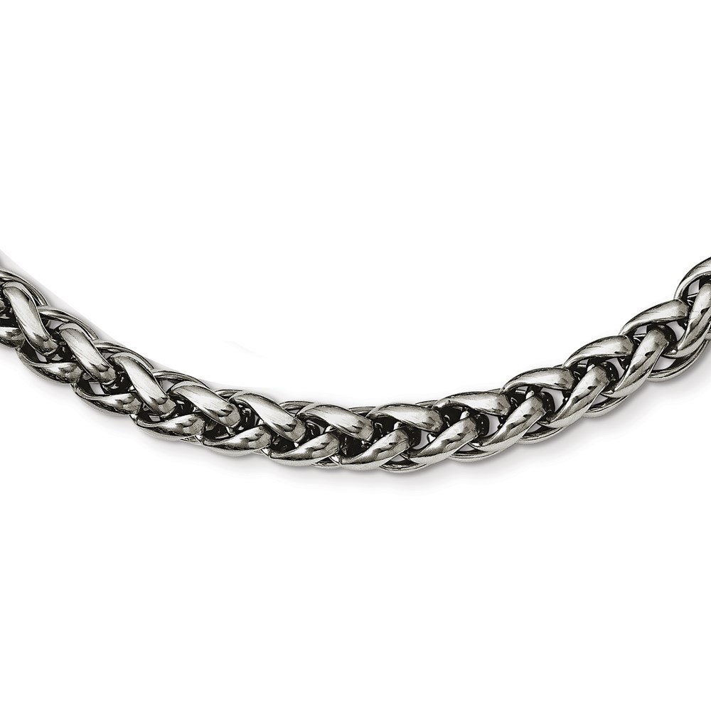Stainless Steel Polished 18in Necklace
