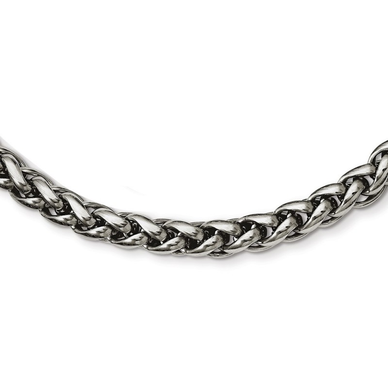 Stainless Steel Polished 18in Necklace