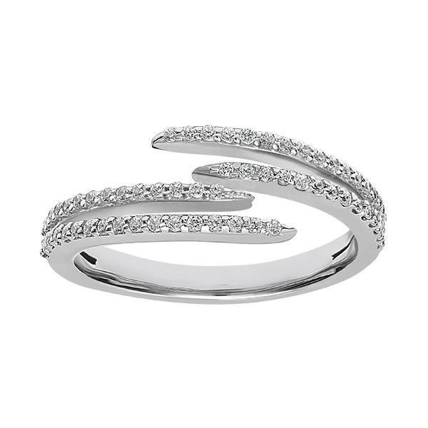 Double Claw Diamond Band