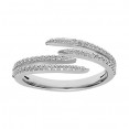 Double Claw Diamond Band