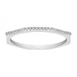 Hexagon Diamond Band