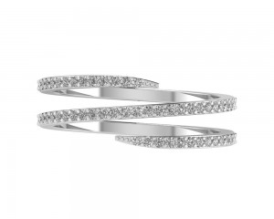 Spiral Diamond Band